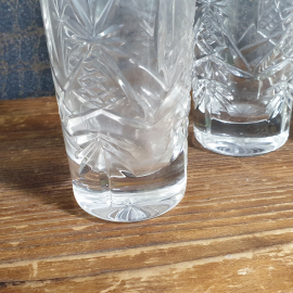 Три хрустальных стакана, цена за предмет. Картинка 4